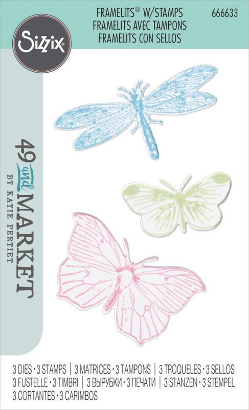 Sizzix -49 & Market - Engraved Wings