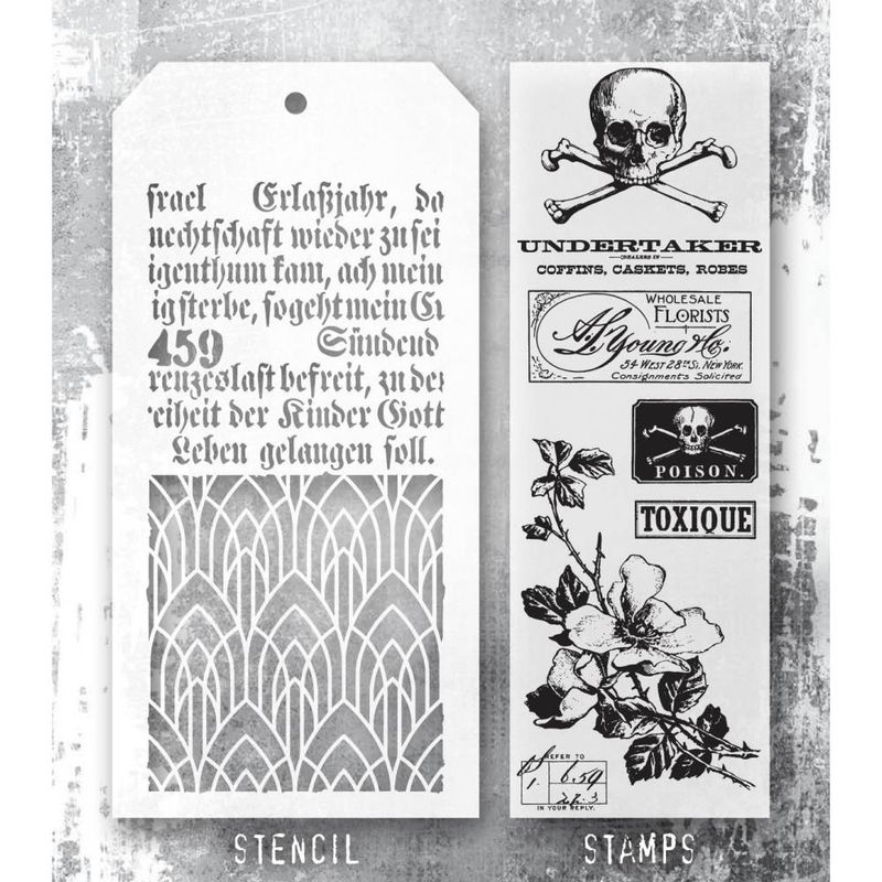 Mixed-Media #72 -  Stamps & Stencil