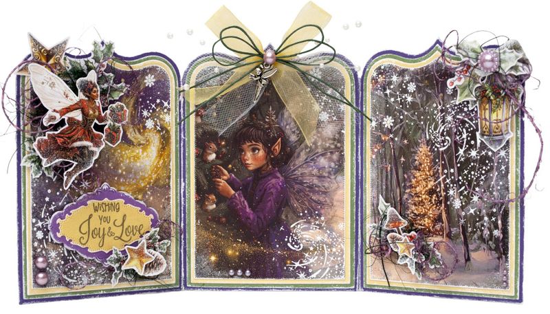 Fairy Christmas A4 Christmas Designer Paper Pad 