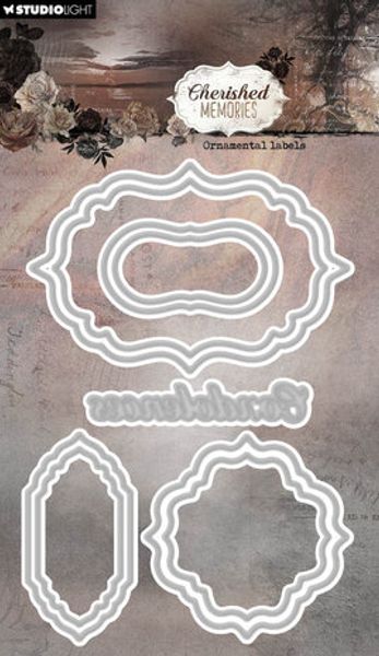 Cherished Memories Cutting Die Ornamental Labels (SL-CM-CD944)