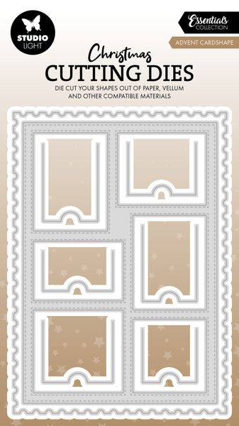 Advent Cardshape Christmas Cutting Die