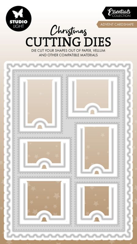 Advent Cardshape Christmas Cutting Die