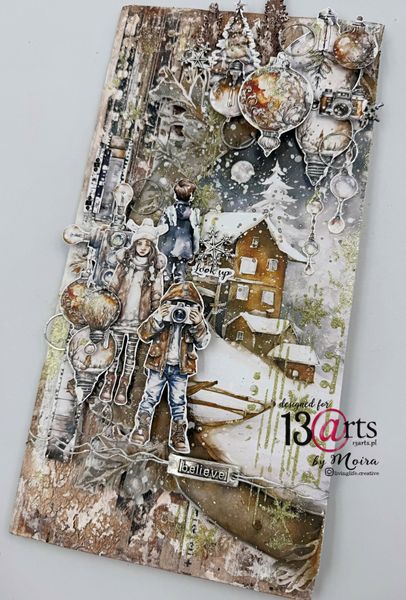 Paper pad GRUNGY WINTER 12x12"