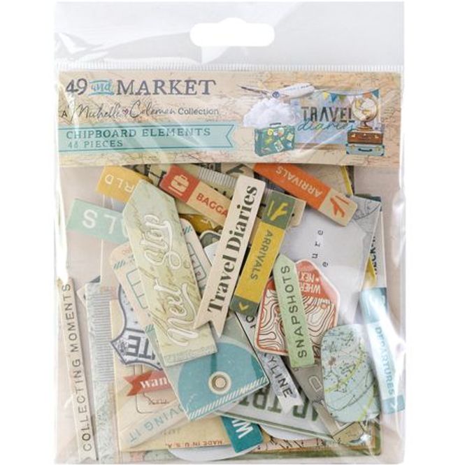 Hovedbilde Travel Diaries - Chipboard ...