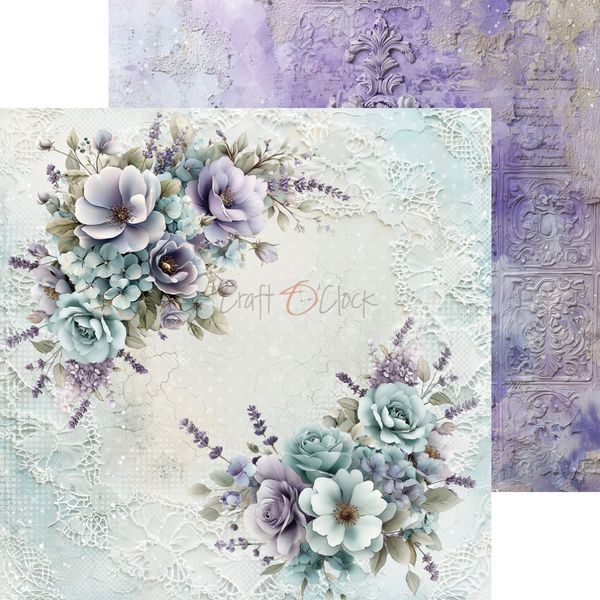 FLOWERS OF DELIGHT - 20,3X20,3CM