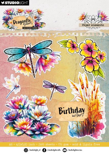 Dragonfly Dreams Paper Elements