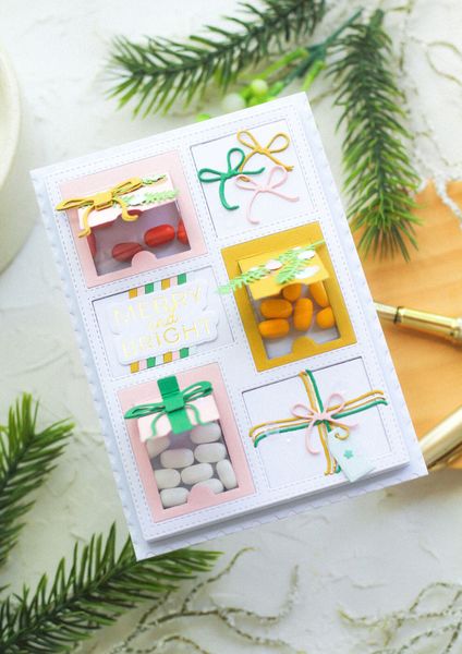 Advent Cardshape Christmas Cutting Die