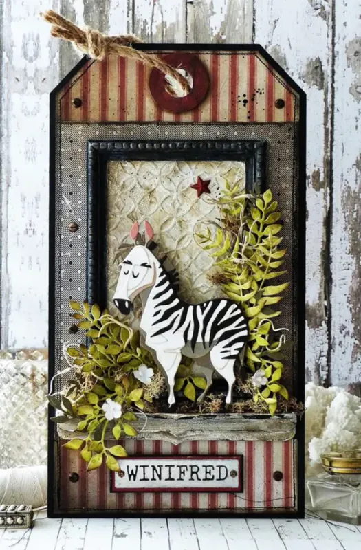Thinlits Colorize Die Winifred (8pcs) by Tim Holtz 