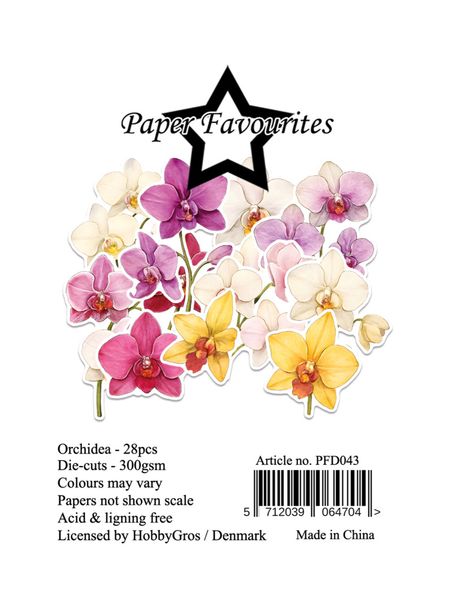 Die-Cuts A7 Orchidea (28pcs) 