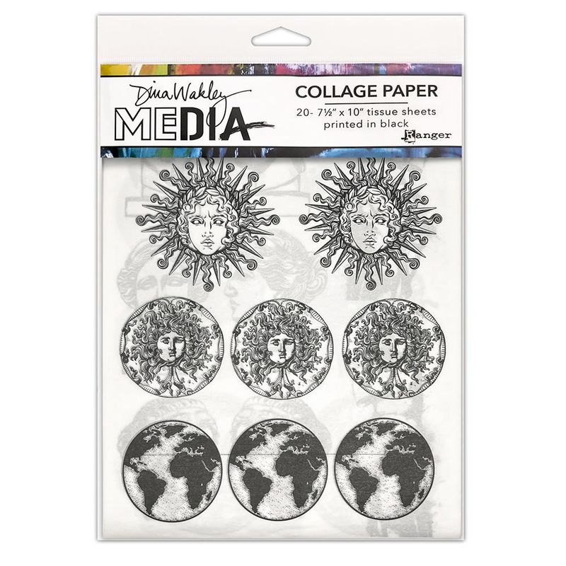 MEdia Collage Tissue Paper - Antiquities