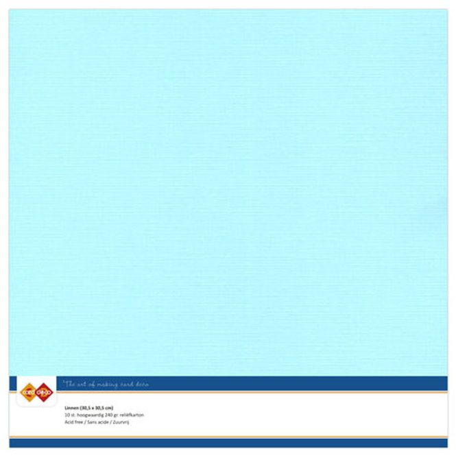 Hovedbilde Linen Cardstock - Light Blue
